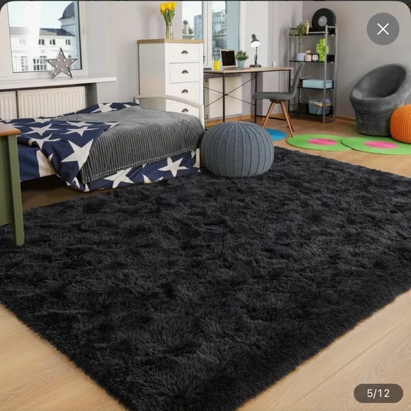 Luxurious Fluffy Large Shag Rug  Ultra Soft, Plush, Fuzzy, Durable 5x8ft - Picture 5 of 9